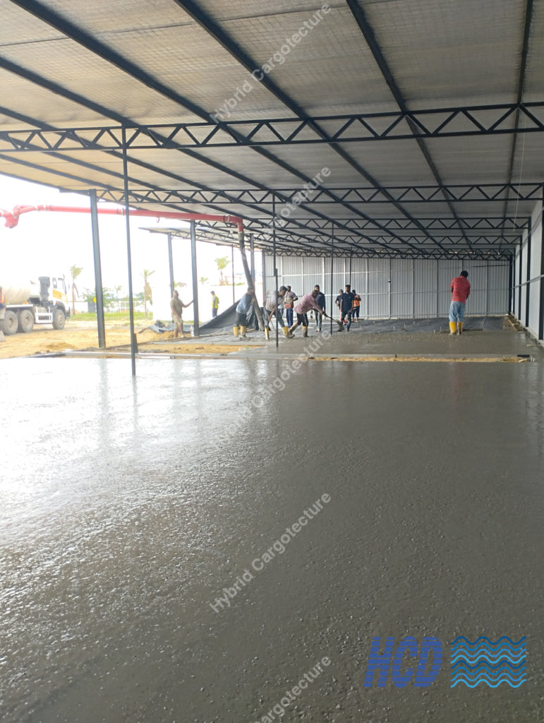 CHEC + COMCORP | Steel Prefab Office Construction at Port City Colombo