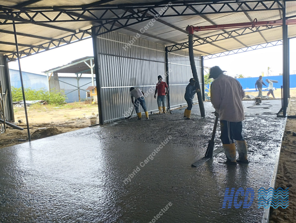 CHEC + COMCORP | Steel Prefab Office Construction at Port City Colombo