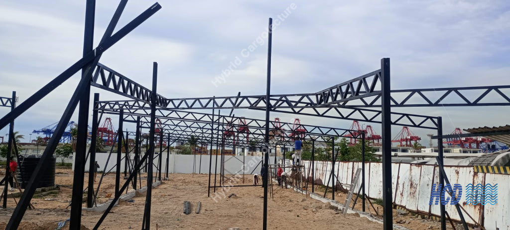 CHEC + COMCORP | Steel Prefab Office Construction at Port City Colombo