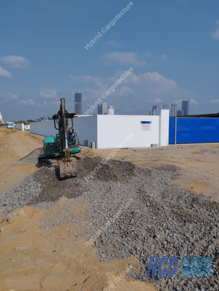 CHEC + COMCORP | Steel Prefab Office Construction at Port City Colombo