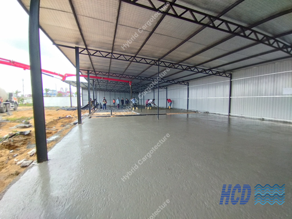 CHEC + COMCORP | Steel Prefab Office Construction at Port City Colombo