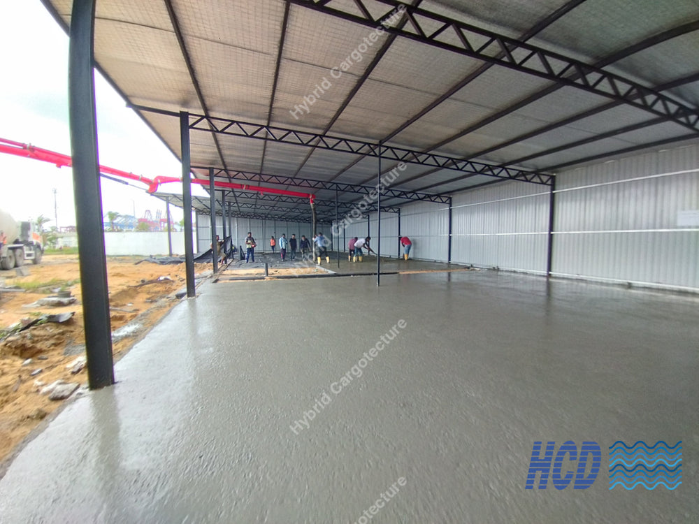 CHEC + COMCORP | Steel Prefab Office Construction at Port City Colombo