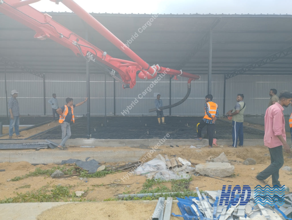 CHEC + COMCORP | Steel Prefab Office Construction at Port City Colombo