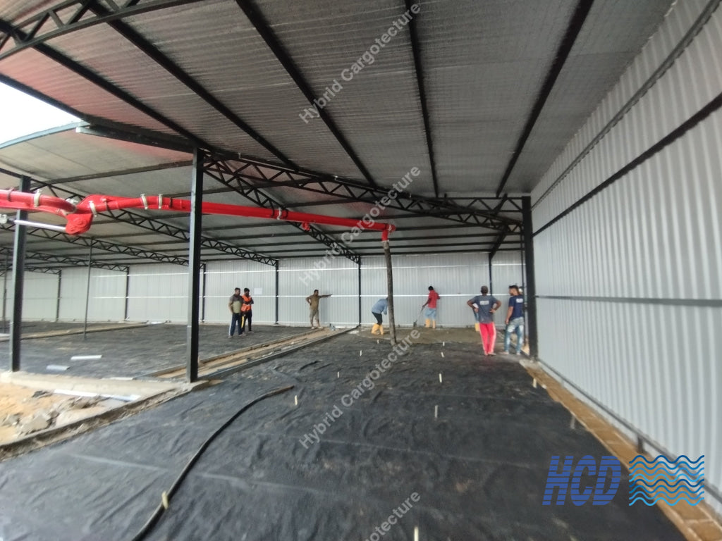 CHEC + COMCORP | Steel Prefab Office Construction at Port City Colombo