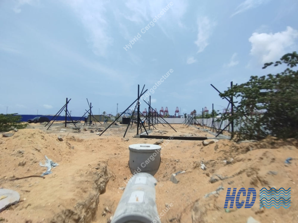 CHEC + COMCORP | Steel Prefab Office Construction at Port City Colombo