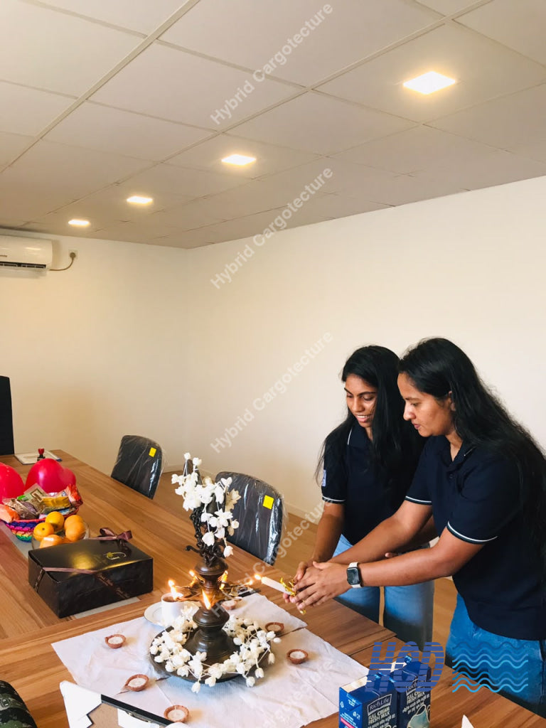 CHEC + COMCORP | Steel Prefab Office Construction at Port City Colombo