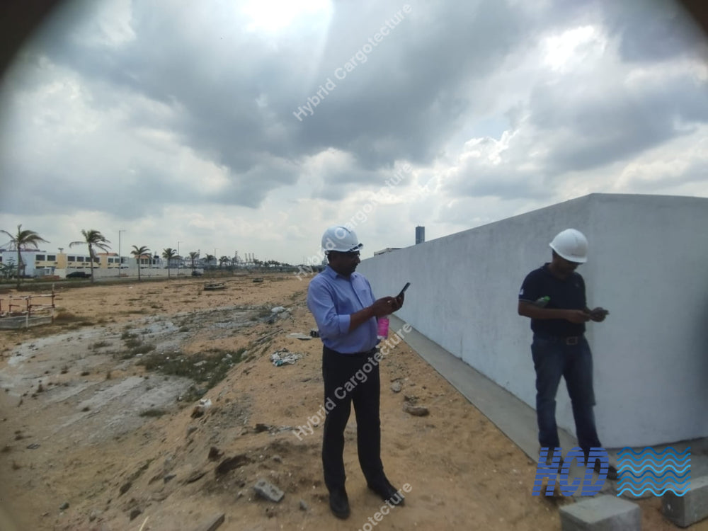 CHEC + COMCORP | Steel Prefab Office Construction at Port City Colombo