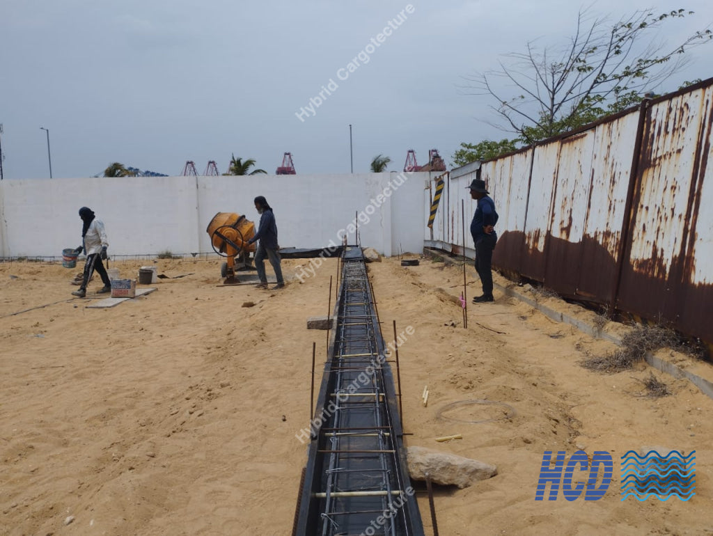 CHEC + COMCORP | Steel Prefab Office Construction at Port City Colombo