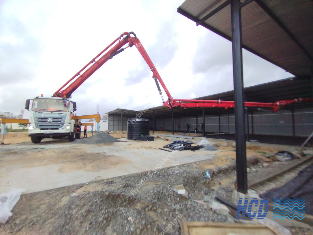 CHEC + COMCORP | Steel Prefab Office Construction at Port City Colombo