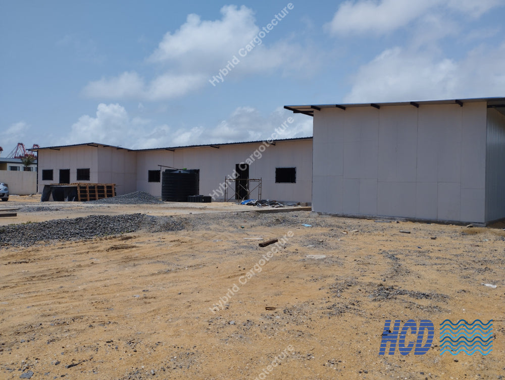 CHEC + COMCORP | Steel Prefab Office Construction at Port City Colombo