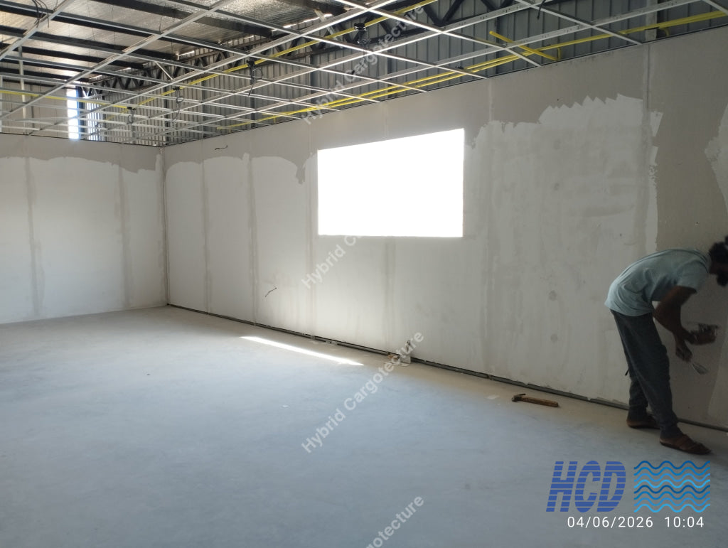 CHEC + COMCORP | Steel Prefab Office Construction at Port City Colombo