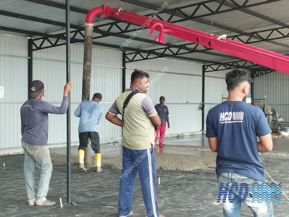 CHEC + COMCORP | Steel Prefab Office Construction at Port City Colombo