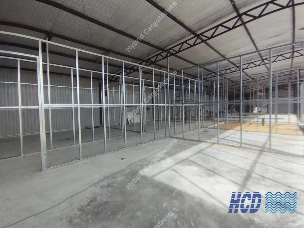 CHEC + COMCORP | Steel Prefab Office Construction at Port City Colombo
