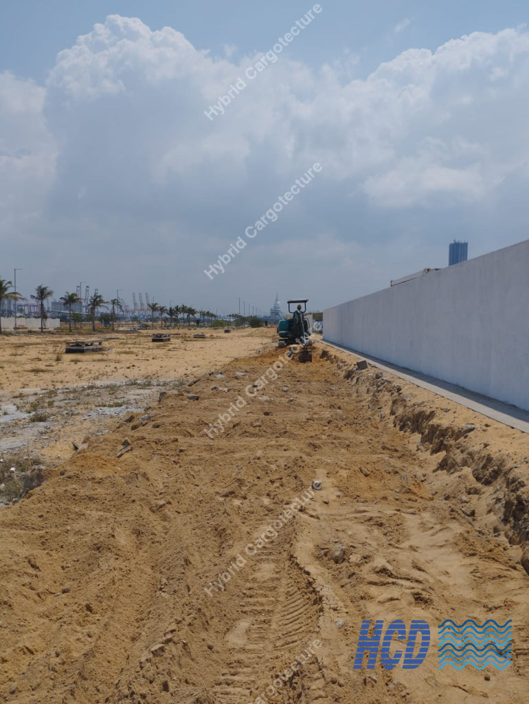CHEC + COMCORP | Steel Prefab Office Construction at Port City Colombo