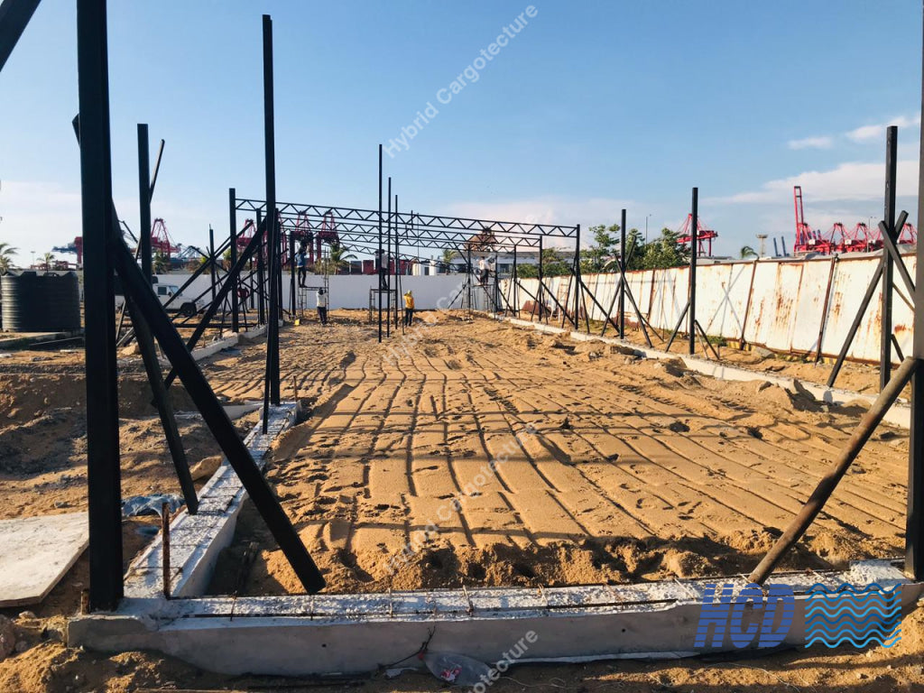 CHEC + COMCORP | Steel Prefab Office Construction at Port City Colombo