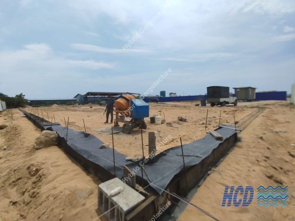 CHEC + COMCORP | Steel Prefab Office Construction at Port City Colombo