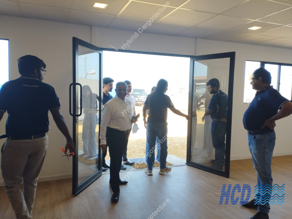 CHEC + COMCORP | Steel Prefab Office Construction at Port City Colombo