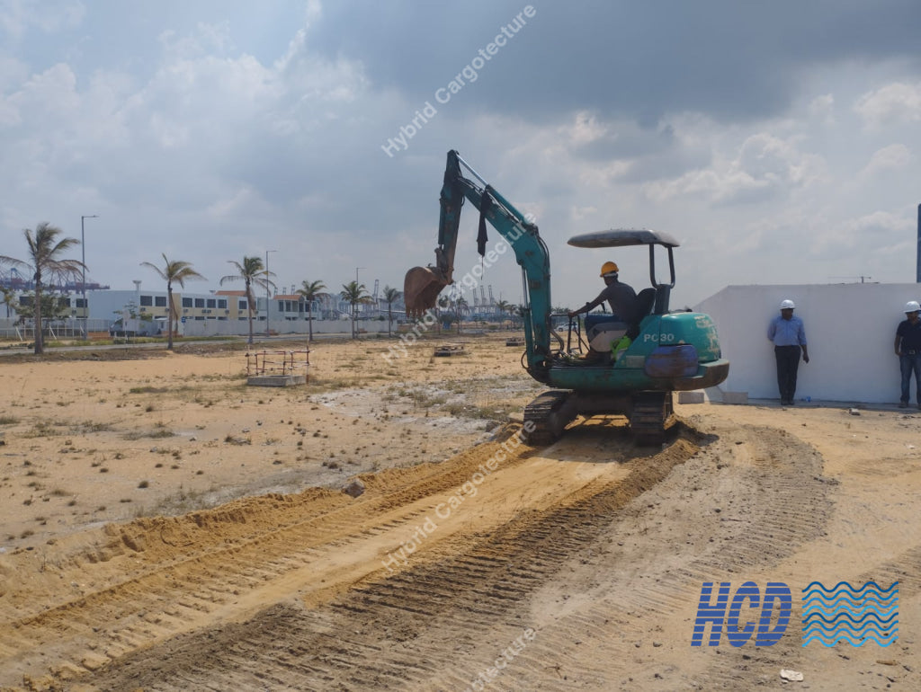 CHEC + COMCORP | Steel Prefab Office Construction at Port City Colombo