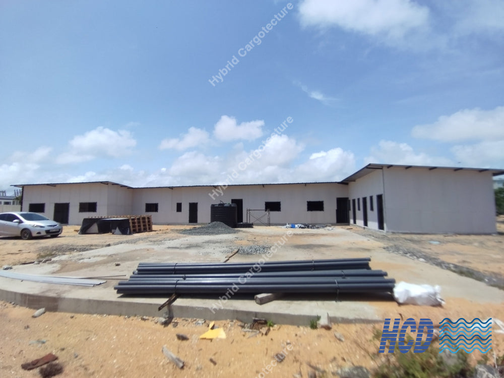 CHEC + COMCORP | Steel Prefab Office Construction at Port City Colombo