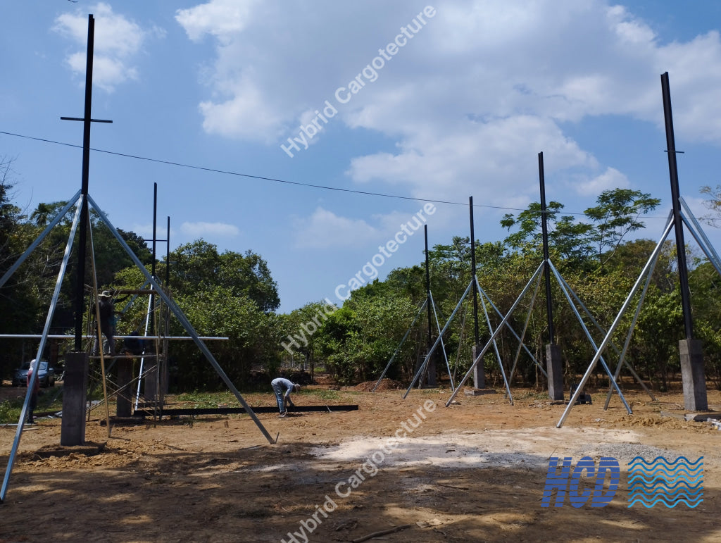 Construction Of Banquet And Functions Hall Using Hybrid Engineered Steel Building Technology