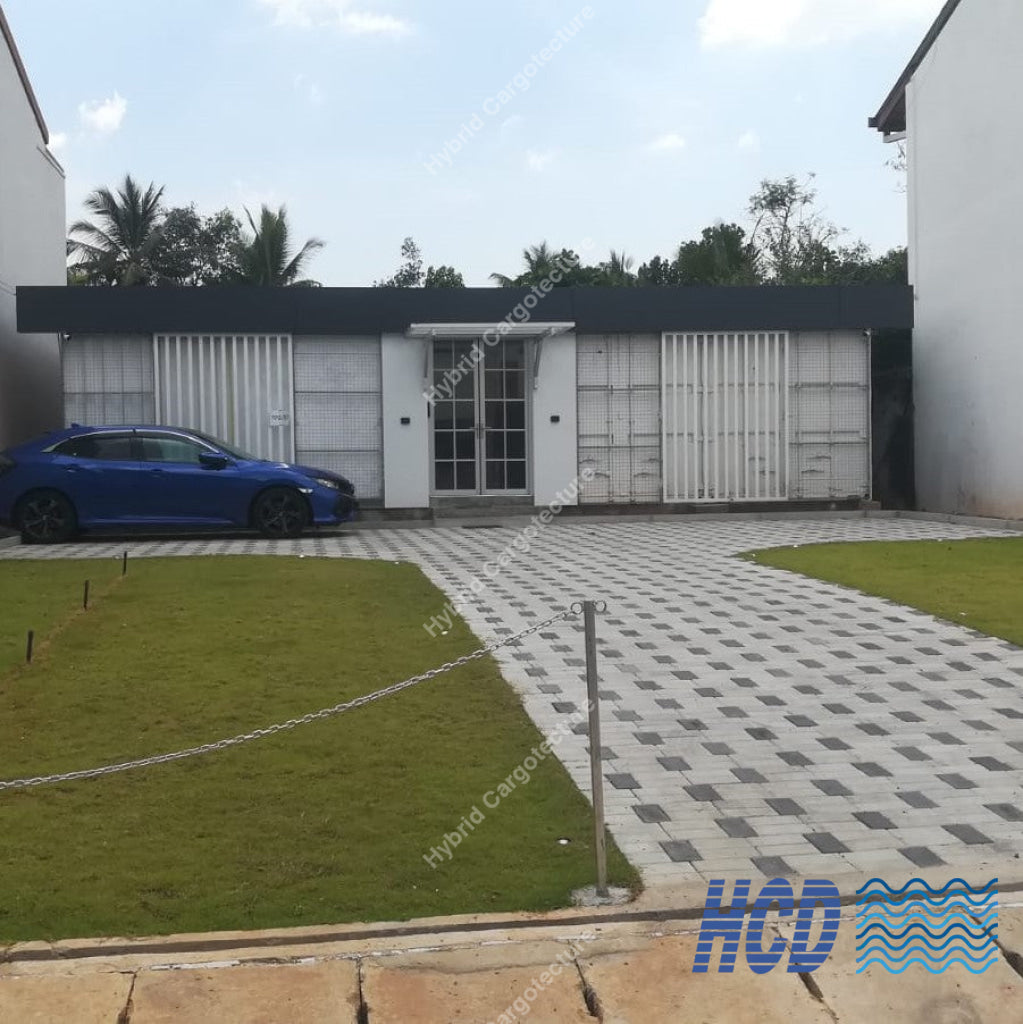 Steel Civil And Shipping Container Hybrid Office In Rajagiriya