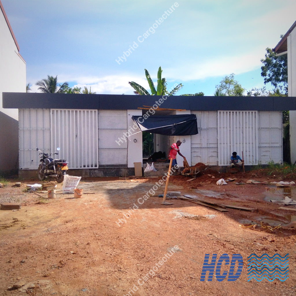 Steel Civil And Shipping Container Hybrid Office In Rajagiriya