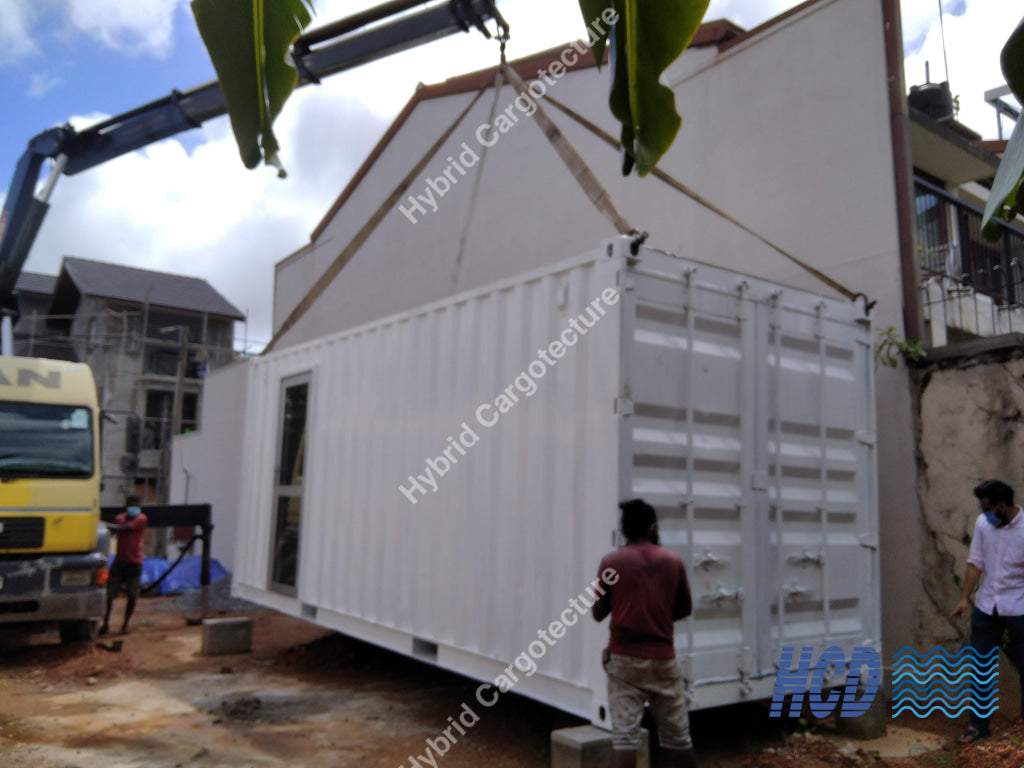 Steel Civil And Shipping Container Hybrid Office In Rajagiriya On Going