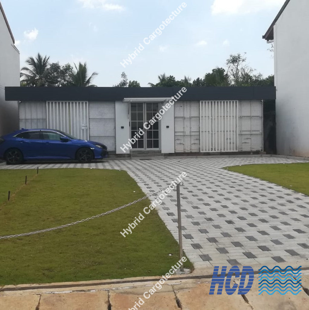 Steel Civil And Shipping Container Hybrid Office In Rajagiriya