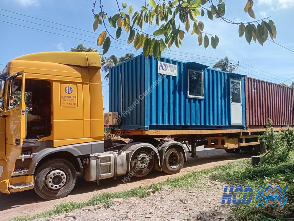 Office + Storage Container Combo for ELS Construction