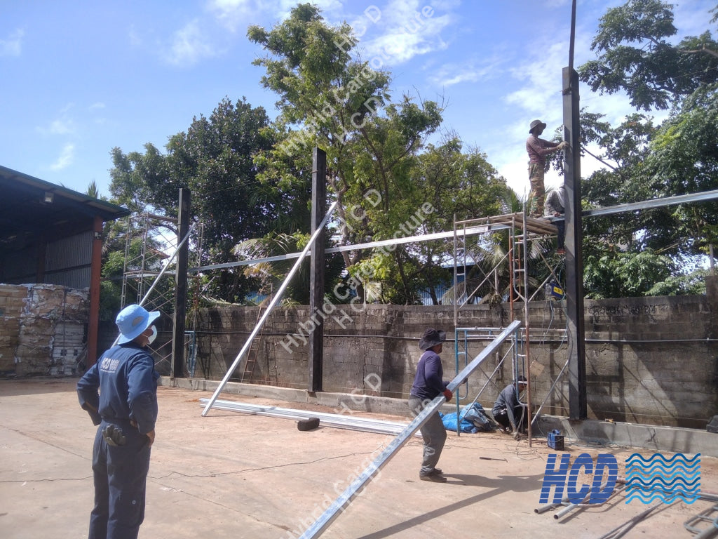 H-Iron Structure Warehouse in Wattala [Nut & Bolt System] Steel