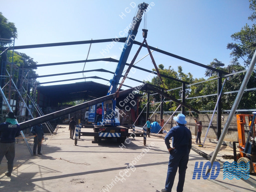 H-Iron Structure Warehouse in Wattala [Nut & Bolt System] Steel