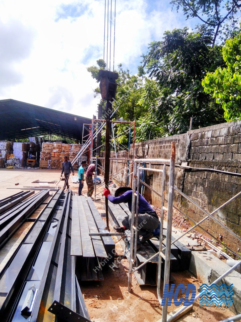 H-Iron Structure Warehouse in Wattala [Nut & Bolt System] Steel