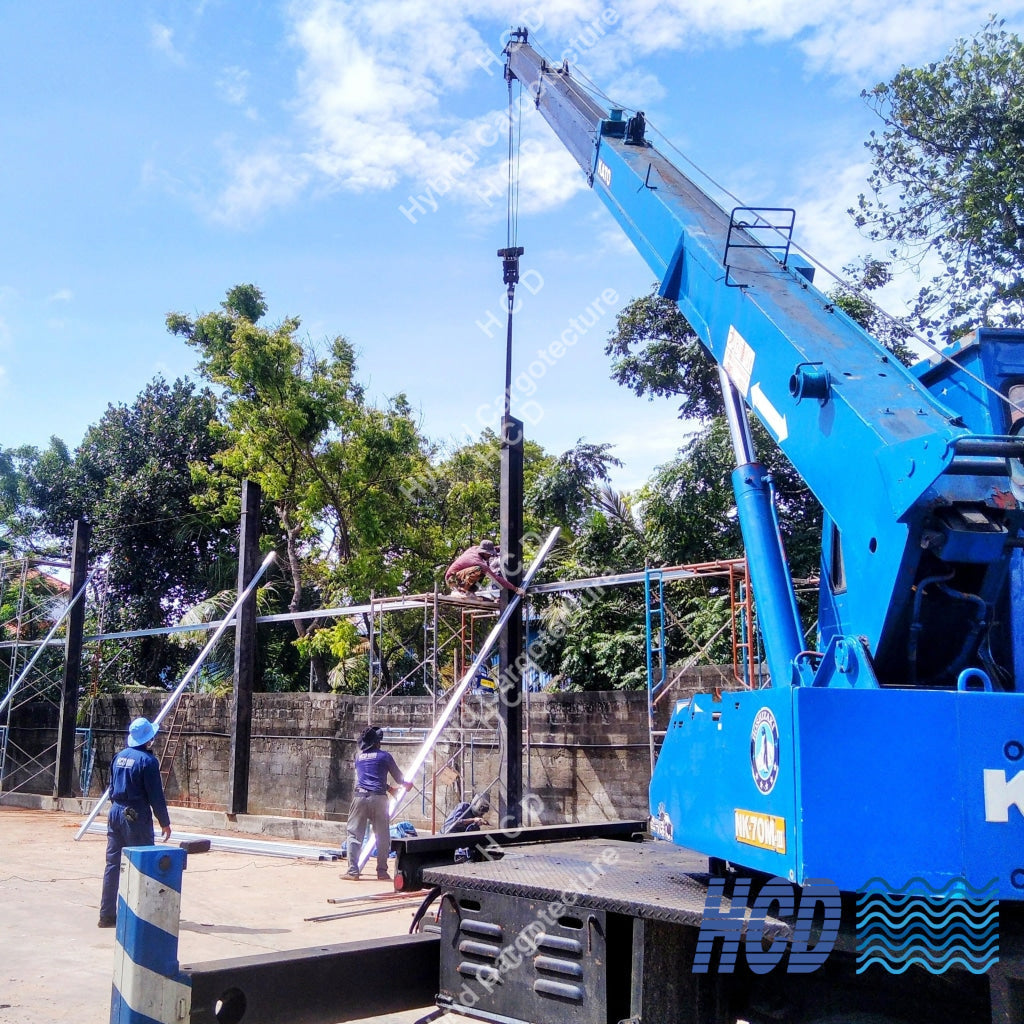 H-Iron Structure Warehouse in Wattala [Nut & Bolt System] Steel