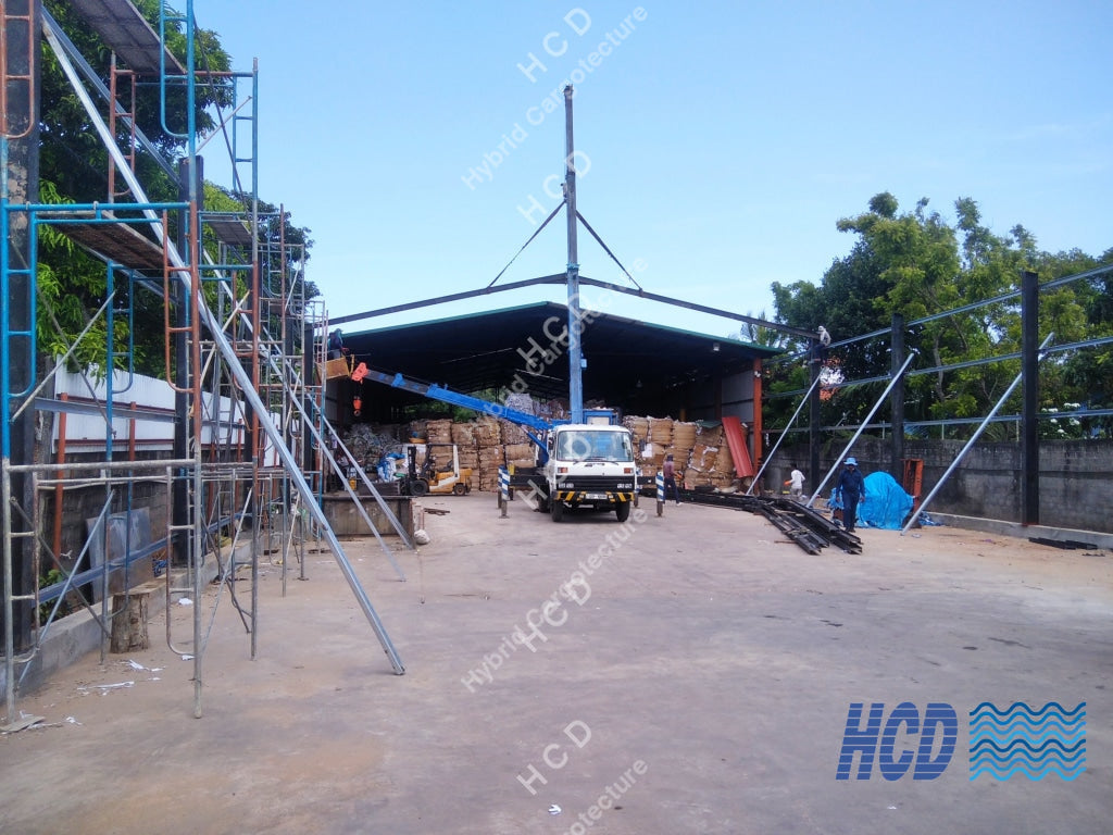 H-Iron Structure Warehouse in Wattala [Nut & Bolt System] Steel