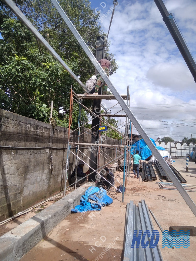 H-Iron Structure Warehouse in Wattala [Nut & Bolt System] Steel