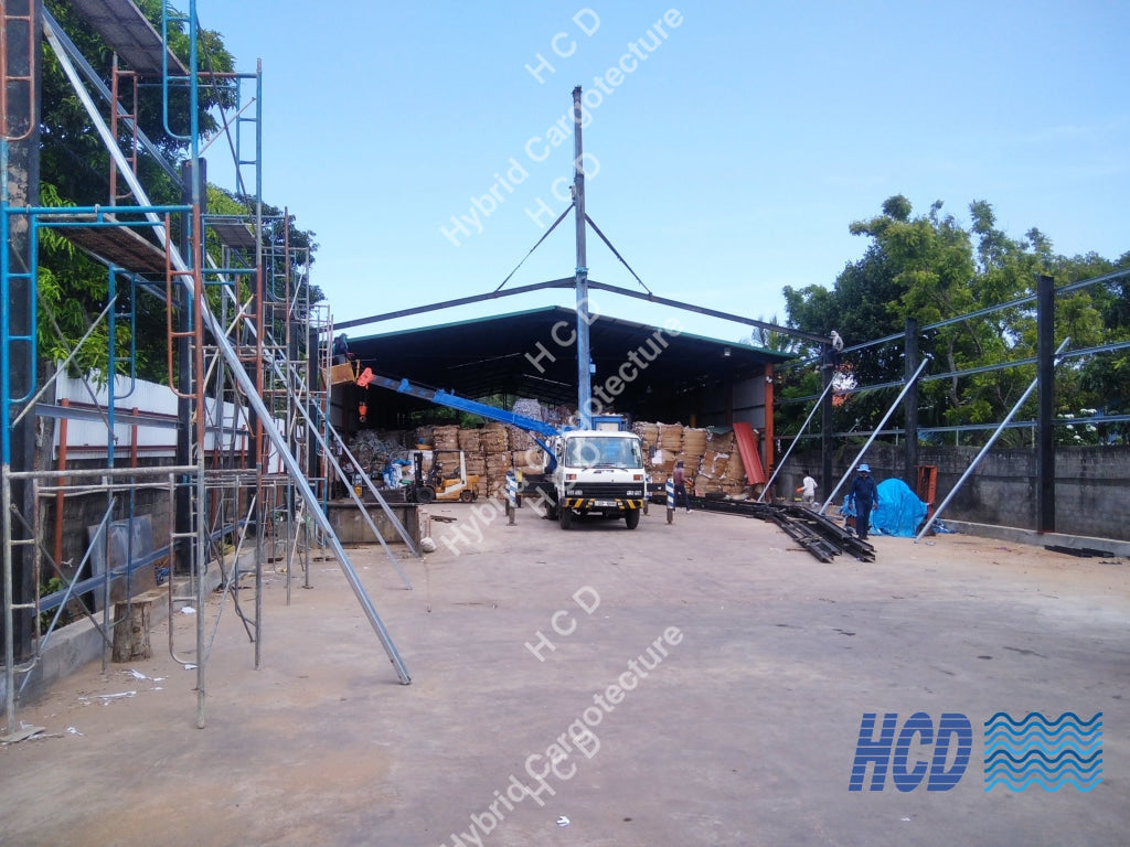 H-Iron Structure Warehouse in Wattala [Nut & Bolt System] Steel