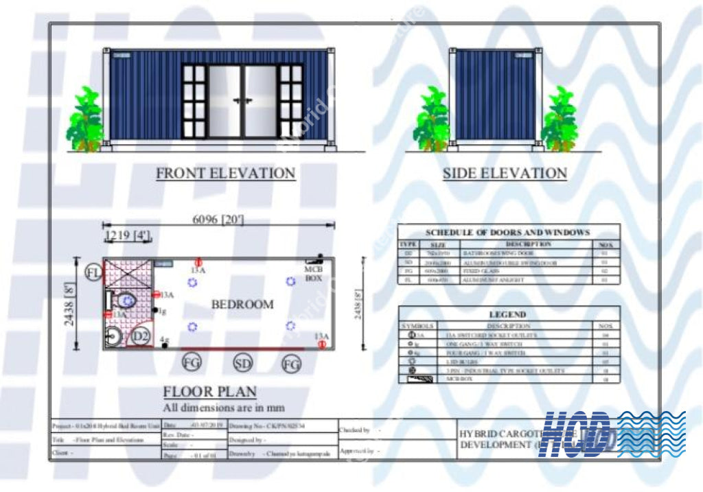 HCD Chalet with French Windows - Hybrid Cargotecture Development | We are Sri Lanka’s #1 innovative supplier in shipping container and civil building solutions, hybrid hotels, hybrid homes, shipping container homes, including office containers, shipping container office, ISO containers, shipping container conversion and steel fabricated boxes..