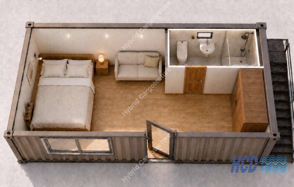 HCD Rooftop Studio 20 | Container Holiday Unit - Container Holiday Unit