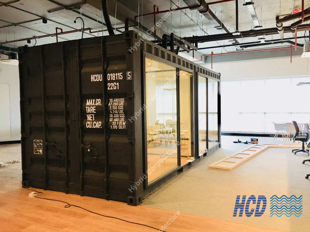 HCD Shipping Container Lounge @ Camso Loadstar , Orion City - Hybrid Cargotecture Development | We are Sri Lanka’s #1 innovative supplier in shipping container and civil building solutions, hybrid hotels, hybrid homes, shipping container homes, including office containers, shipping container office, ISO containers, shipping container conversion and steel fabricated boxes..