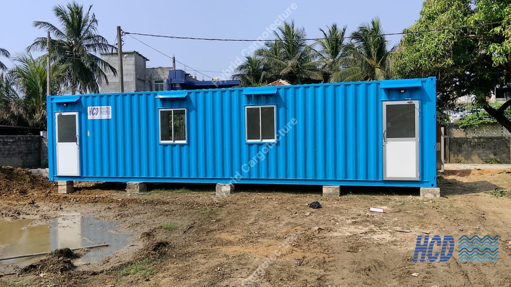 HCD Successfully Delivers HCD Hybrid Office 40HC Container to Jaffna
