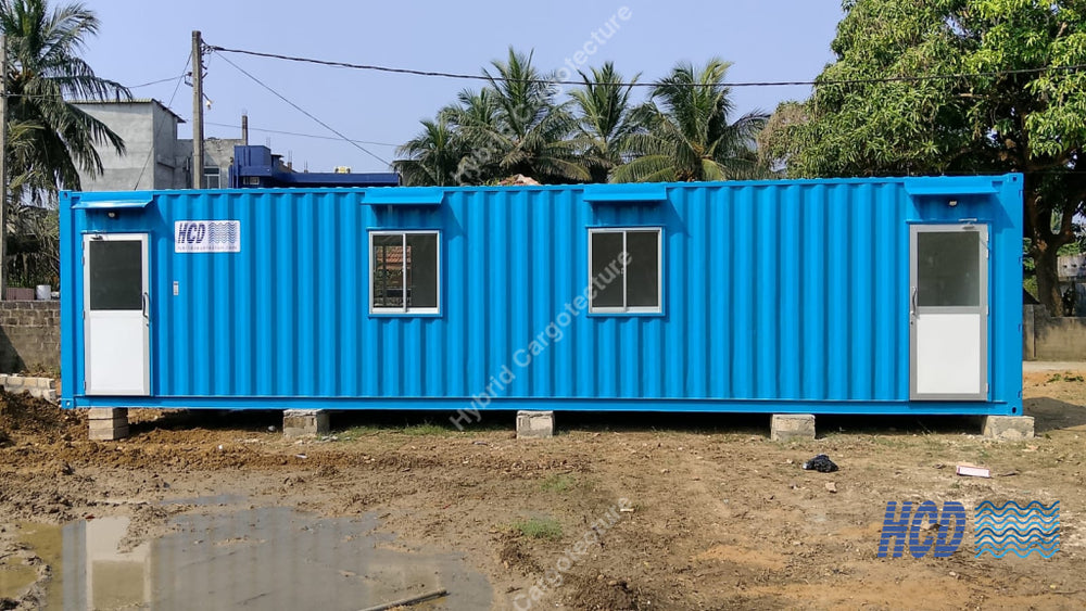 HCD Successfully Delivers HCD Hybrid Office 40HC Container to Jaffna
