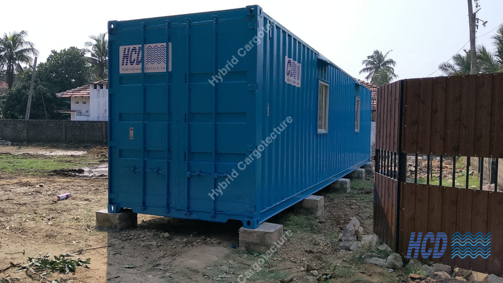 HCD Successfully Delivers HCD Hybrid Office 40HC Container to Jaffna