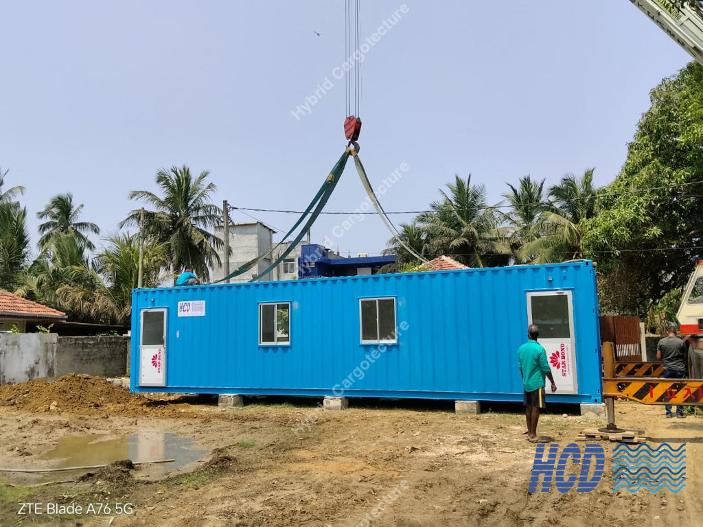 HCD Successfully Delivers HCD Hybrid Office 40HC Container to Jaffna