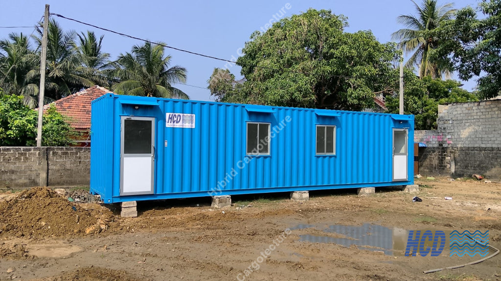 HCD Successfully Delivers HCD Hybrid Office 40HC Container to Jaffna