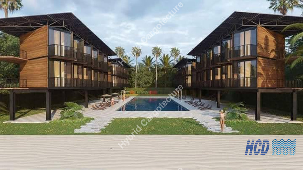 Hybrid Steel And Shipping Container Hotel In Kalpitiya On Going