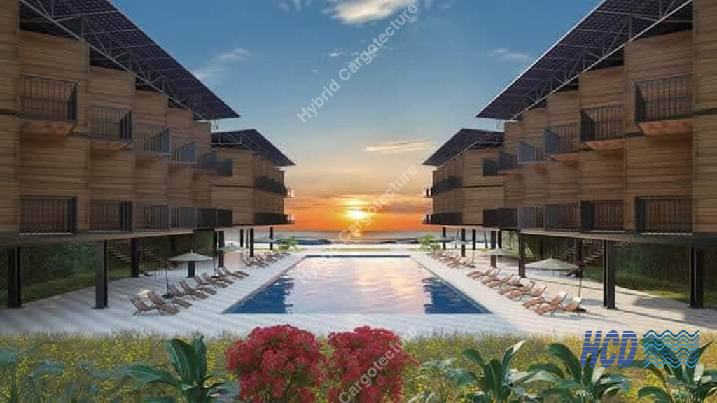 Hybrid Steel And Shipping Container Hotel In Kalpitiya On Going