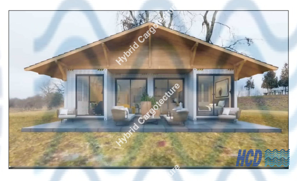 Modern Two-Bedroom Shipping Container House Plan | Stylish 4X20Ft Home Design