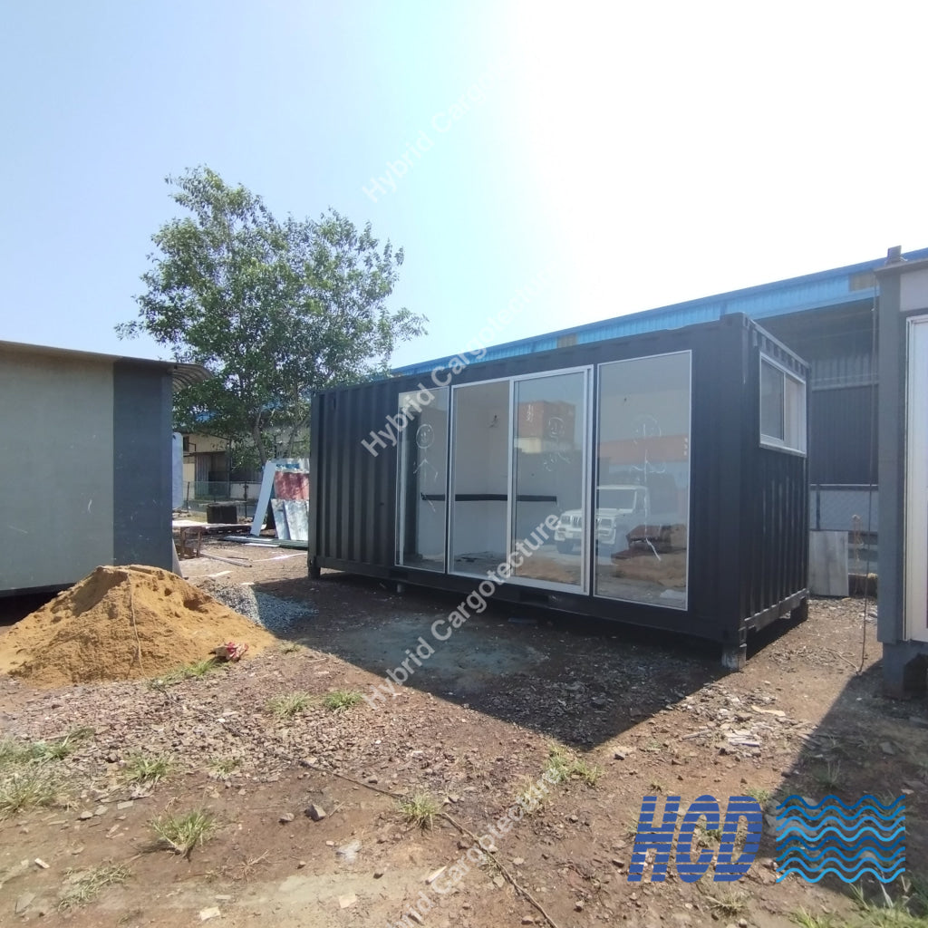 Hybrid Cargotecture Shipping Container Hotel Construction