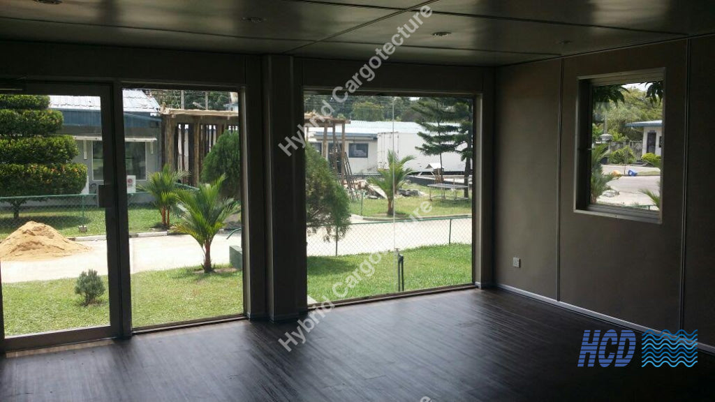 Hybrid Combined Silver Office - Hybrid Cargotecture Development | We are Sri Lanka’s #1 innovative supplier in shipping container and civil building solutions, hybrid hotels, hybrid homes, shipping container homes, including office containers, shipping container office, ISO containers, shipping container conversion and steel fabricated boxes..