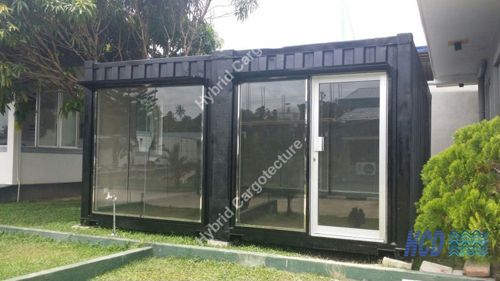 Hybrid Combined Silver Office - Hybrid Cargotecture Development | We are Sri Lanka’s #1 innovative supplier in shipping container and civil building solutions, hybrid hotels, hybrid homes, shipping container homes, including office containers, shipping container office, ISO containers, shipping container conversion and steel fabricated boxes..